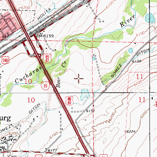 Topographic Map of La Joya Dam, CO