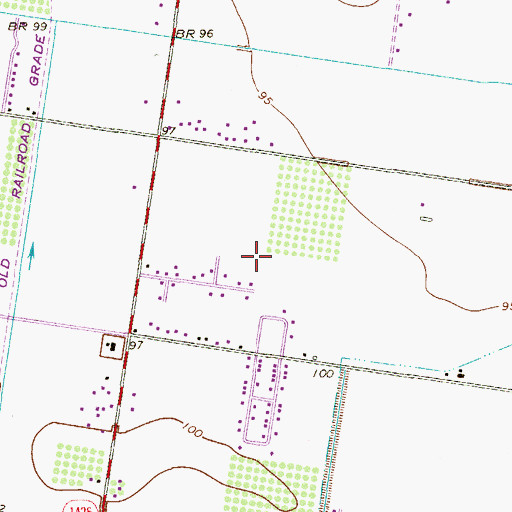 Topographic Map of Tierra del Valle Colonia, TX