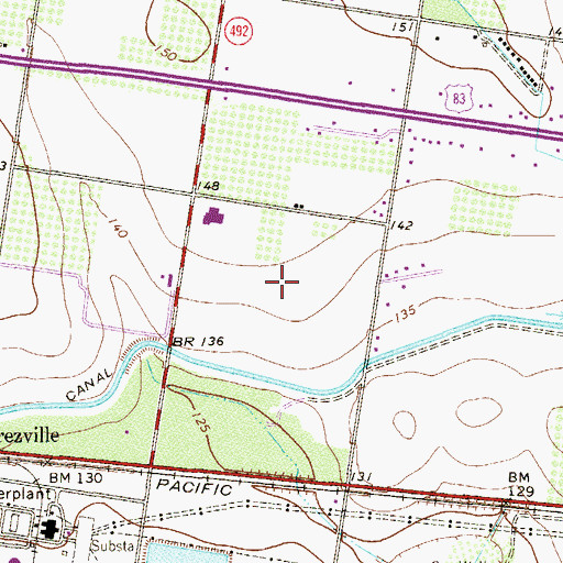 Topographic Map of Tierra Linda Colonia, TX