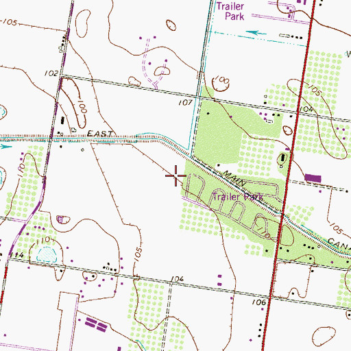 Topographic Map of Timberhill Villa Number 4 Colonia, TX