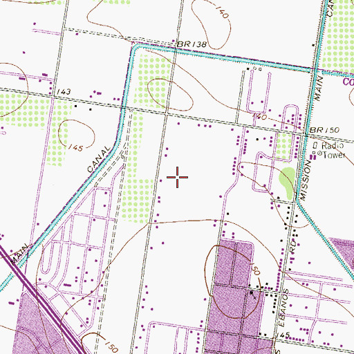 Topographic Map of Tolle Colonia Number 2, TX