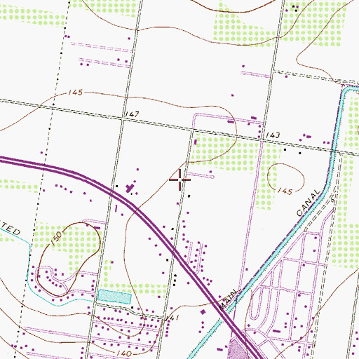 Topographic Map of Tommy Knocker Colonia, TX