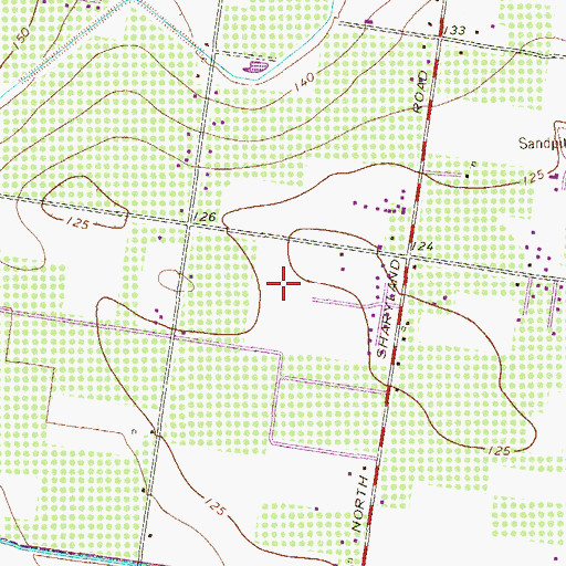 Topographic Map of Stonegate Colonia Number 2, TX