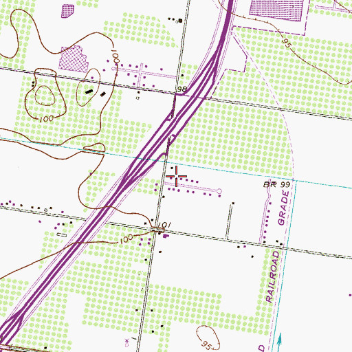 Topographic Map of Seville Park Number 1 Colonia, TX