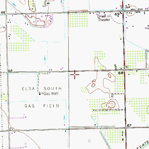 Topographic Map of SH 88-14 North-6 West Colonia, TX