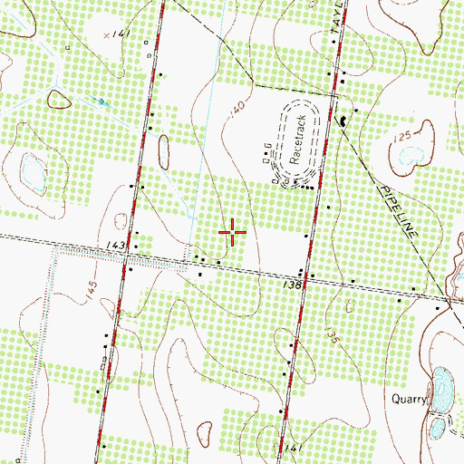 Topographic Map of Shary Colonia, TX