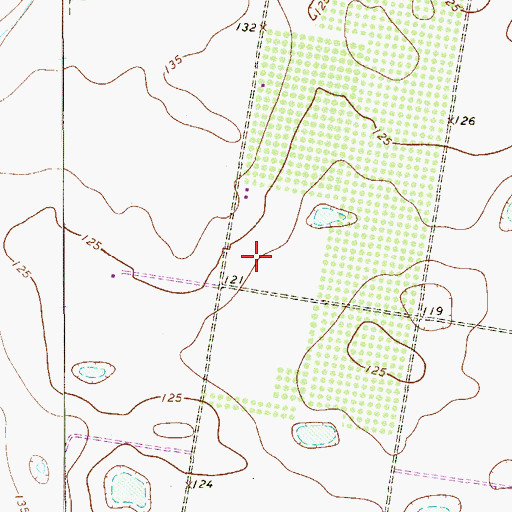 Topographic Map of Simpatico Acres Colonia, TX
