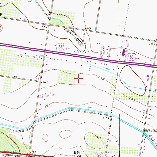 Topographic Map of South Minnesota Road Colonia Number 2, TX