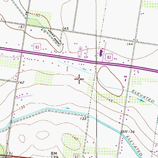 Topographic Map of South Minnesota Road Colonia Number 3, TX