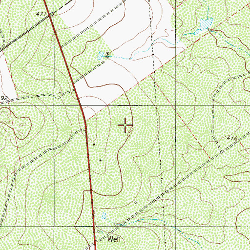 Topographic Map of Dolores Colonia, TX