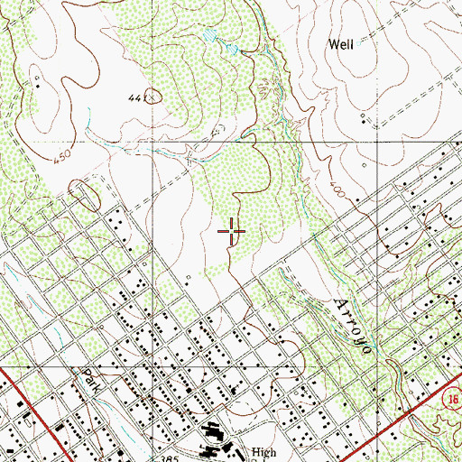 Topographic Map of Ranchito San Jose Colonia, TX