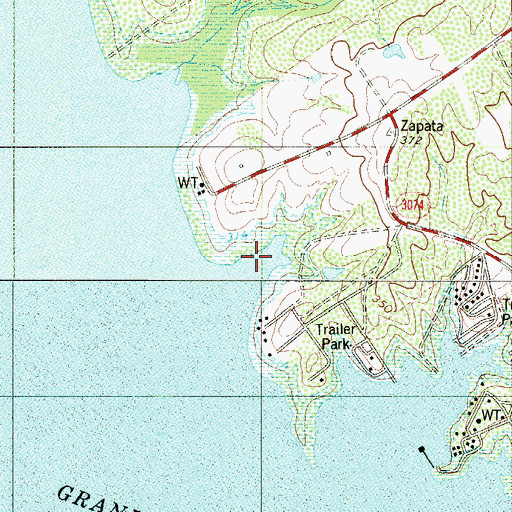 Topographic Map of S Truman Phelps Colonia, TX