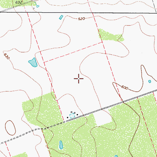 Topographic Map of Bee Crest Colonia, TX