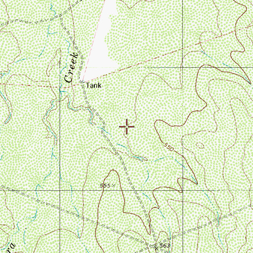 Topographic Map of Village East Colonia, TX
