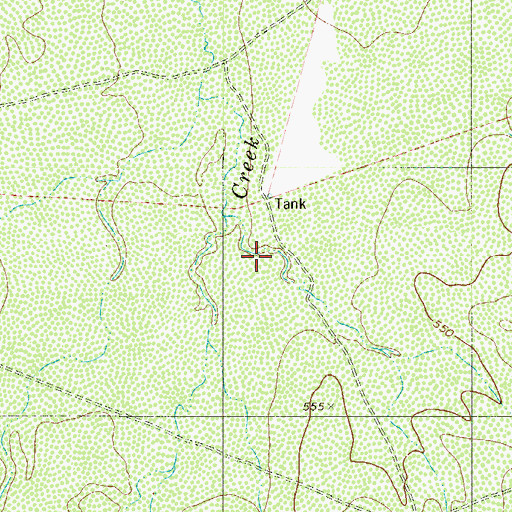 Topographic Map of Valle Verde Colonia, TX