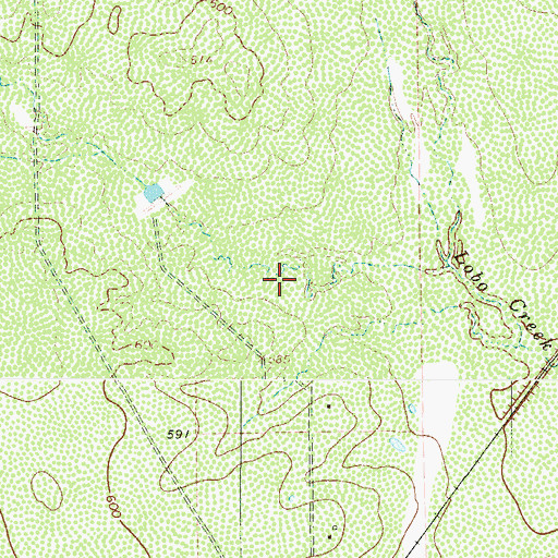 Topographic Map of La Coma Colonia, TX