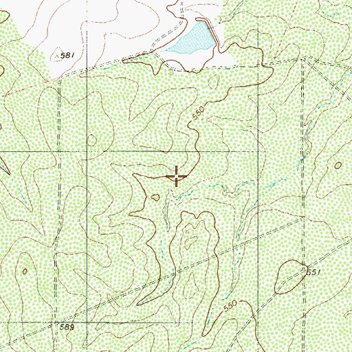 Topographic Map of Las Pilas Colonia Number 1, TX