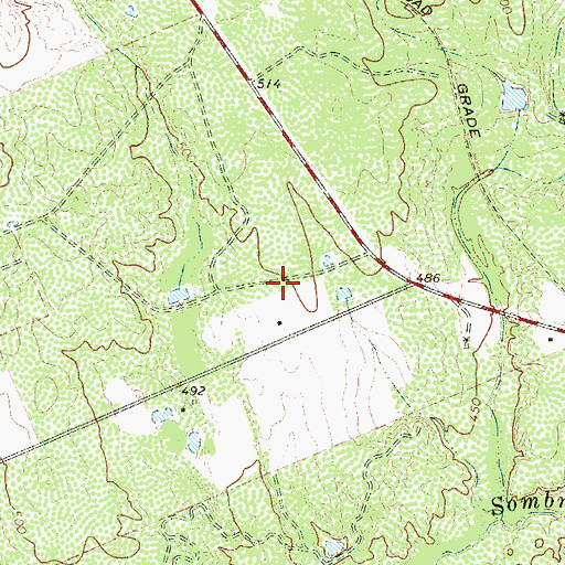 Topographic Map of Los Corralitos Colonia, TX