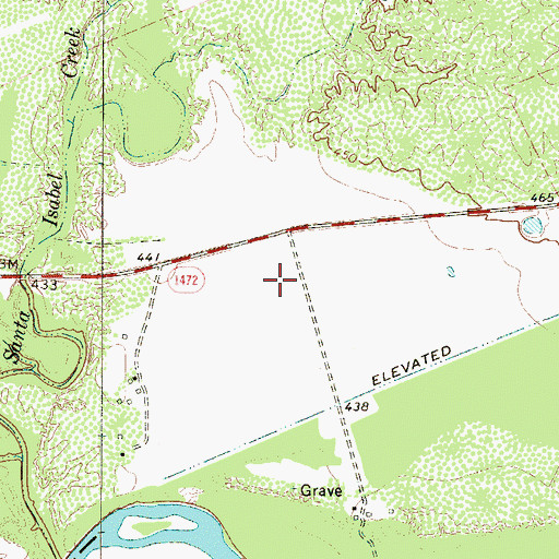 Topographic Map of Los Minerales Colonia, TX