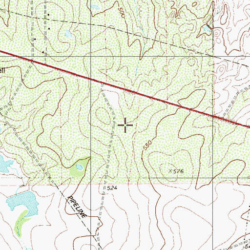 Topographic Map of Old Milwaukee East Colonia, TX