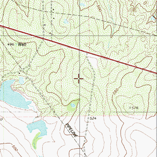 Topographic Map of Old Milwaukee West Colonia, TX