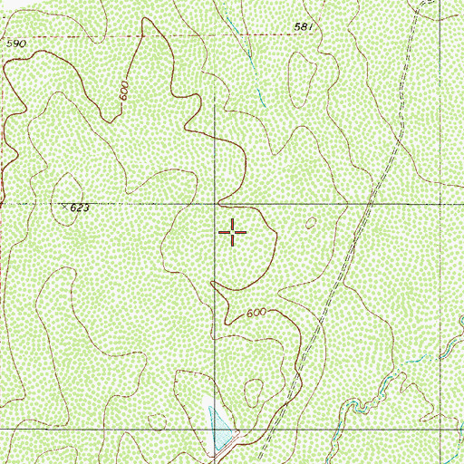 Topographic Map of Ranchitos las Lomas Number 2 Colonia, TX