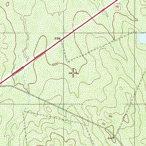 Topographic Map of Ranchitos los Arcos Colonia, TX