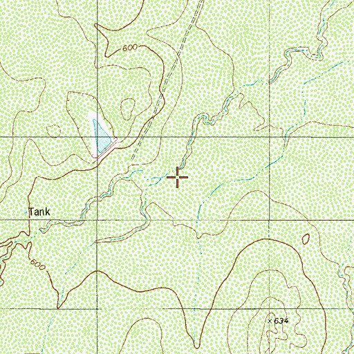 Topographic Map of Regency Village Colonia, TX