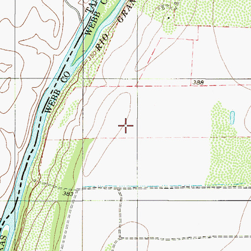 Topographic Map of Rio Bravo Annex Colonia, TX