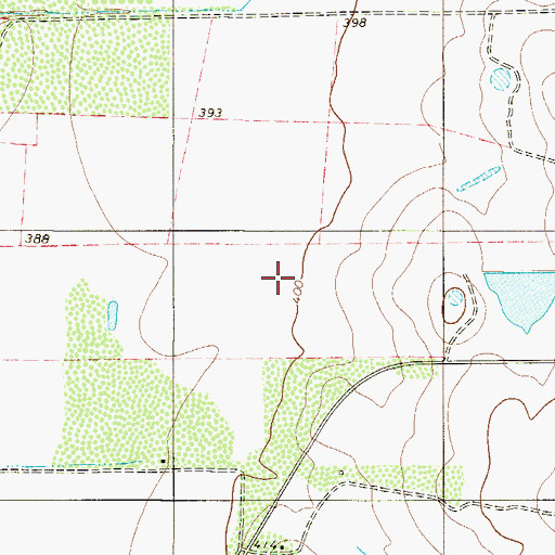 Topographic Map of Rio Bravo Colonia, TX