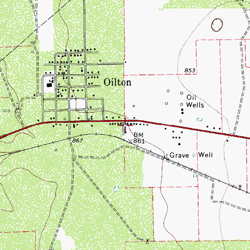 Topographic Map of Rodriguez Addition Colonia, TX