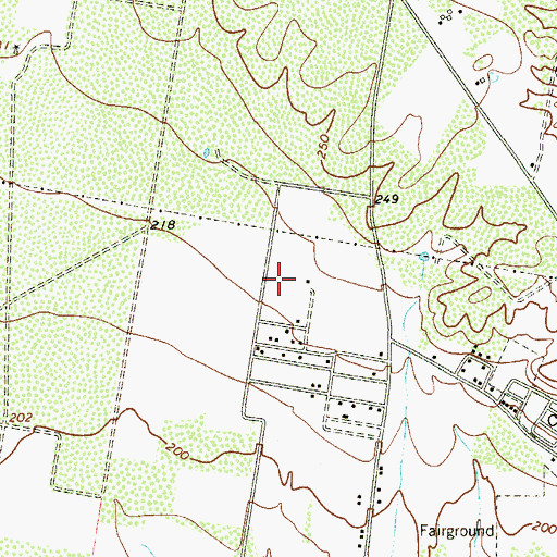 Topographic Map of San Jose Colonia, TX