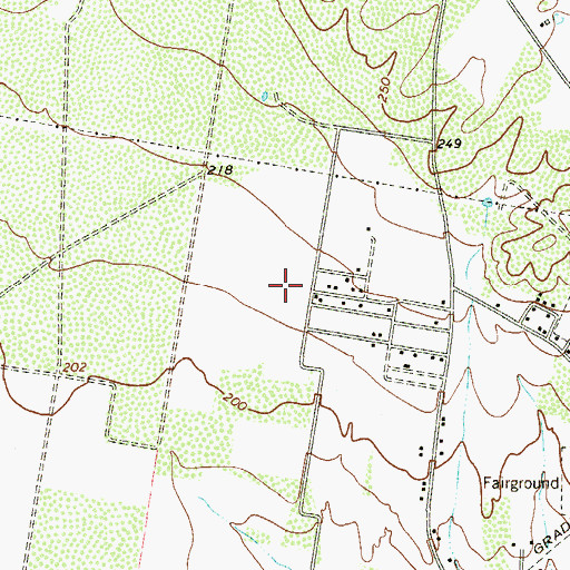 Topographic Map of Triple R Colonia, TX