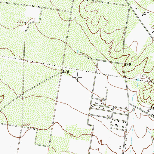 Topographic Map of Triple R Number 1 Colonia, TX