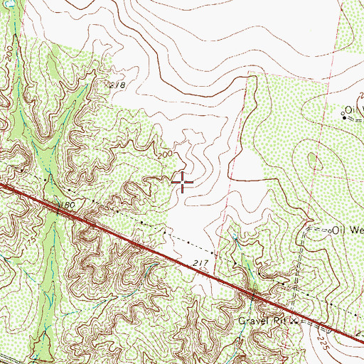Topographic Map of Valle Vista Number 2 Colonia, TX
