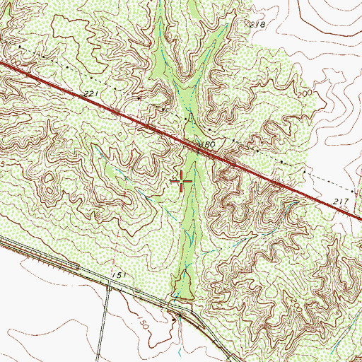 Topographic Map of West Alto Bonito Colonia, TX
