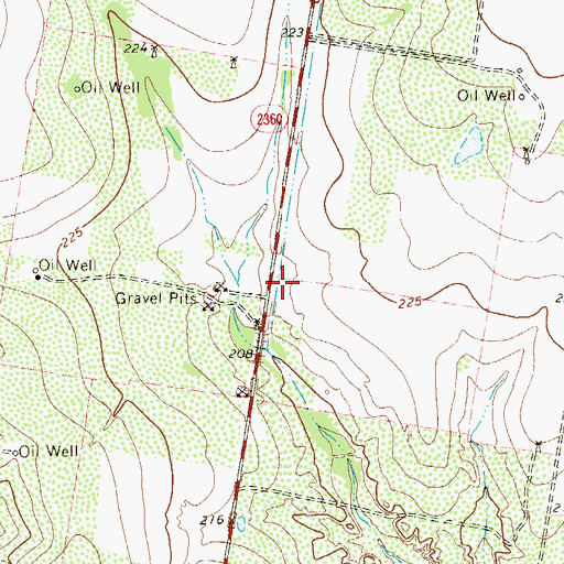 Topographic Map of Zarate Colonia, TX