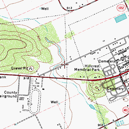 Topographic Map of Fort Clark Road Colonia, TX