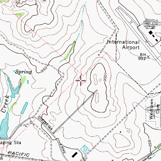 Topographic Map of Owens Addition Number 1 Colonia, TX