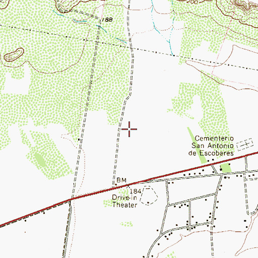 Topographic Map of Margarita Colonia, TX