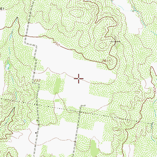 Topographic Map of Miguel Barrera Colonia, TX