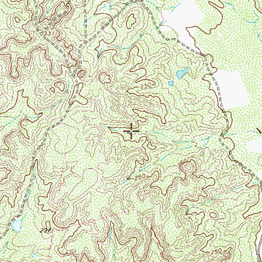 Topographic Map of North Escobares Ranchettes Colonia, TX