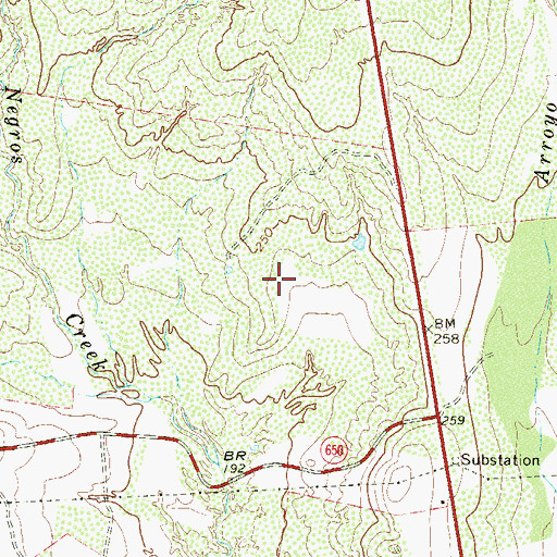 Topographic Map of Ramos Addition Number 1 Colonia, TX