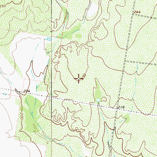 Topographic Map of Ranchitos del Norte Colonia, TX