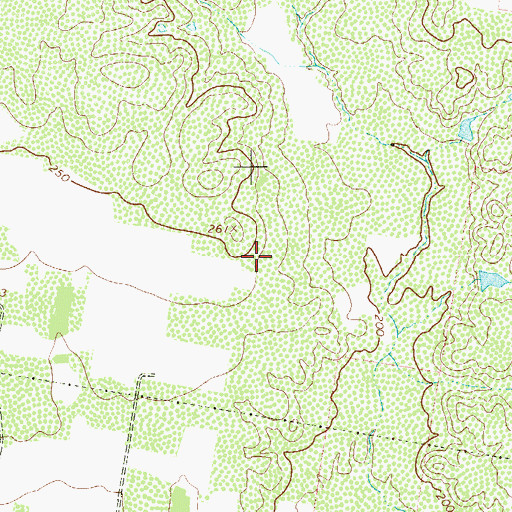 Topographic Map of Rancho Viejo Number 1 Colonia, TX