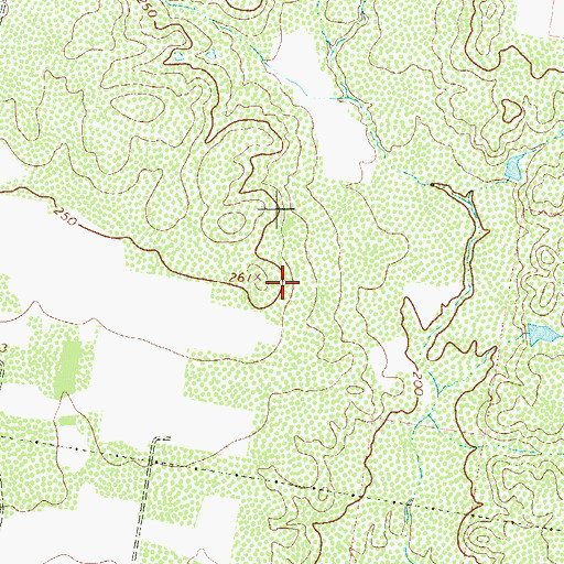 Topographic Map of Rancho Viejo Number 2 Colonia, TX