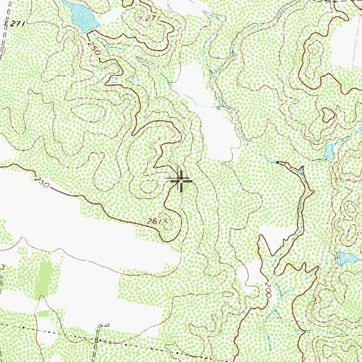 Topographic Map of Rancho Viejo Number 3 Colonia, TX