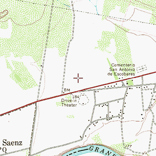 Topographic Map of Fourth Site Colonia, TX
