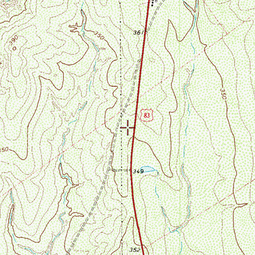 Topographic Map of Indio Number 1 Colonia, TX