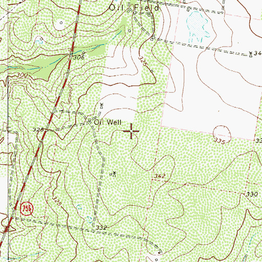 Topographic Map of La Carla Colonia, TX